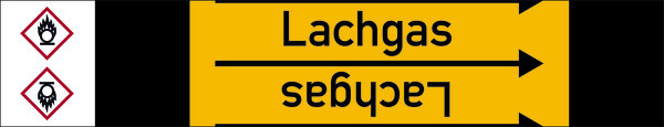 Rohrleitungsband, Lachgas, Rolle = 33 m