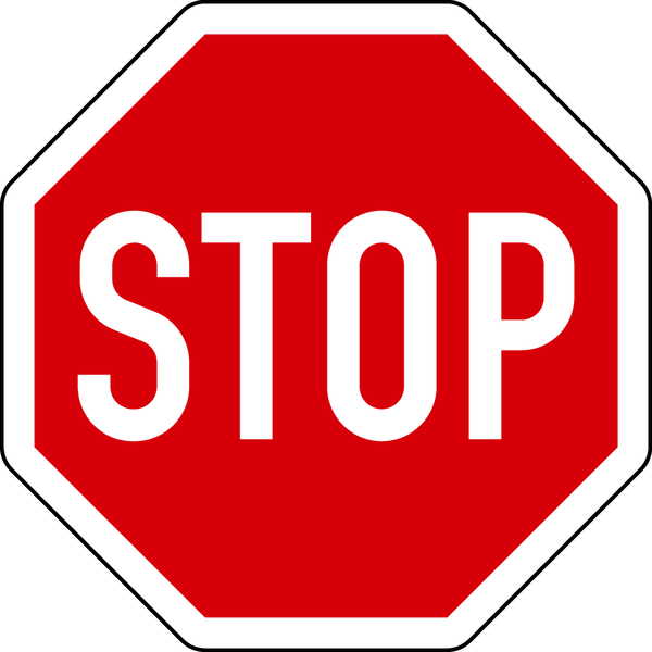 Verkehrszeichen - Halt Vorfahrt gewähren (Stoppschild), Zeichen 206