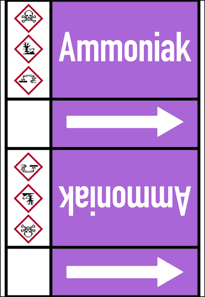 Rohrleitungsband, Ammoniak, Rolle = 33 m