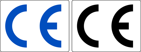 Maschinenkennzeichnung, CE-Kennzeichnung, transparenter Hintergrund, 30 x 40 mm - Bund = 50 Stk.