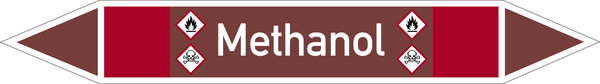 Rohrleitungsetikett, Methanol