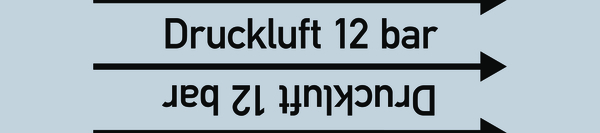 Rohrleitungsband, Druckluft 12 bar, Rolle = 33 m