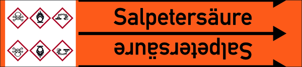 Rohrleitungsband, Salpetersäure, Rolle = 33 m