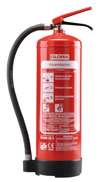 Gloria® Schaum Feuerlöscher SD 6