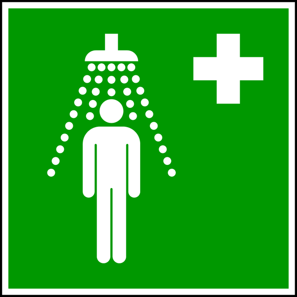 Rettungszeichen, Notdusche E012 - ASR A1.3 (DIN EN ISO 7010)