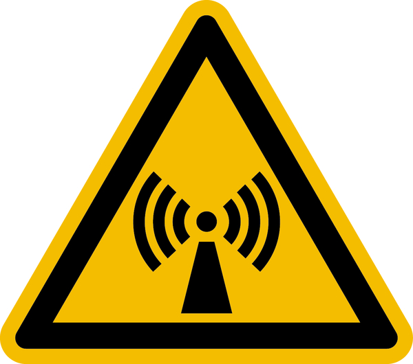 Warnschild, Warnung vor nicht ionisierender Strahlung W005 - ASR A1.3 (DIN EN ISO 7010)