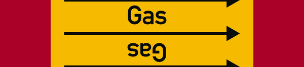 Rohrleitungsband, Gas, Rolle = 33 m