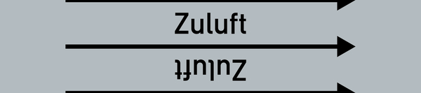 Rohrleitungsband, Zuluft, Rolle = 33 m