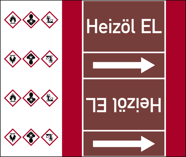 Rohrleitungsband, Heizöl EL, Rolle = 33 m