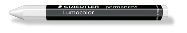 Kreidestift, Lumocolor® permanent omnigraph 236, weiß