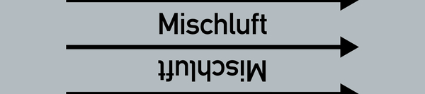 Rohrleitungsband. Mischluft, Rolle = 33 m