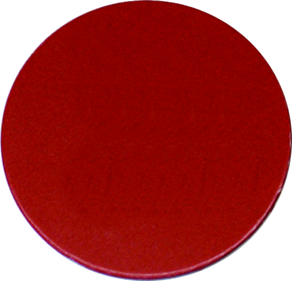 Kennzeichnungsmarke, Kunststoff (Hart-PVC) blanko, Wunschfarbe, Ø 20 - 60 mm