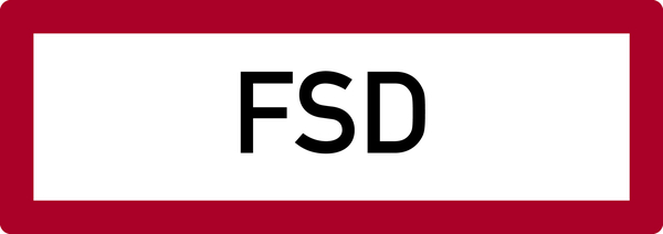 Feuerwehrschild, FSD (Feuerschlüsseldepot) - DIN 4066