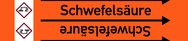 Rohrleitungsband, Schwefelsäure, Rolle = 33 m