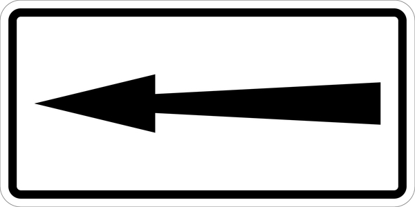 Piktogramm, Richtungspfeil, Folie, 50 x 100 mm